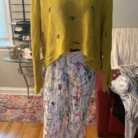 Grizas 100% linen long sleeve sweater - Picture 8 of 8